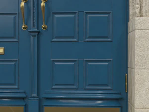 entrance classic door 32 3D Model
