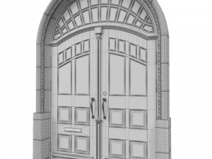 entrance classic door 32 3D 모델