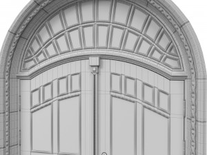 entrance classic door 32 3D 모델