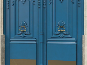 entrance classic door 33 3D Model