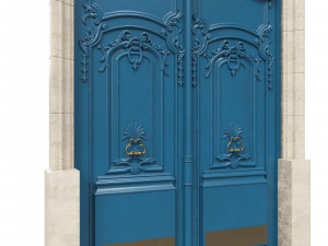 entrance classic door 33 3D Model
