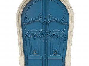 entrance classic door 33 3D Model