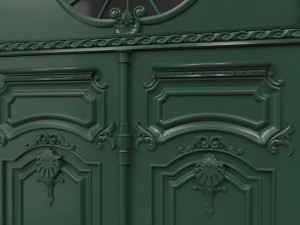 entrance classic door 34 3D Model