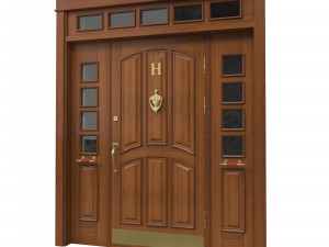 entrance classic door 35 3D मॉडल