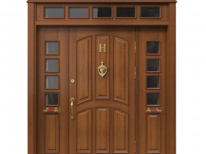 entrance classic door 35 3D मॉडल