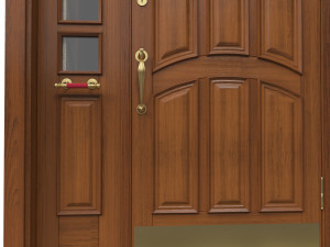 entrance classic door 35 3D मॉडल