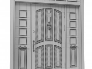 entrance classic door 35 3D मॉडल