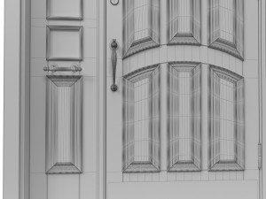 entrance classic door 35 3D मॉडल
