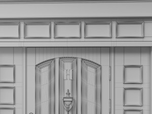 entrance classic door 35 3D मॉडल