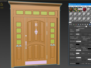 entrance classic door 35 3D मॉडल