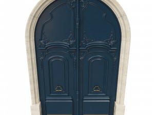 entrance classic door 36 3D Model
