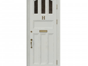 entrance classic door 37 Modelo 3D