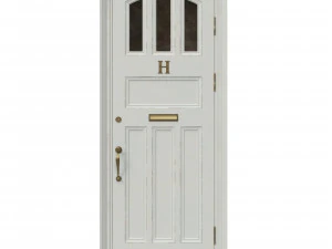 porte d'entr&eacute;e classique 37 Modèle 3D