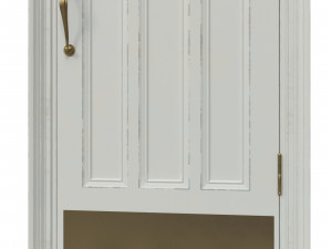 entrance classic door 37 3D Модель