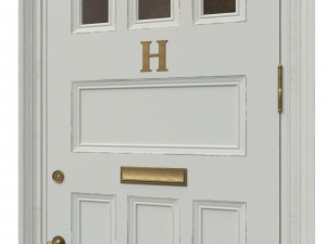 entrance classic door 37 3D Модель