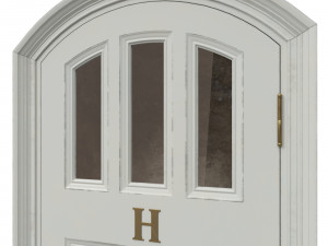 entrance classic door 37 3D Модель