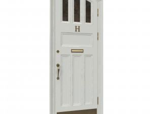 entrance classic door 37 3D Модель