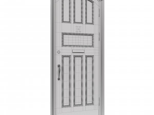 entrance classic door 37 3D Модель
