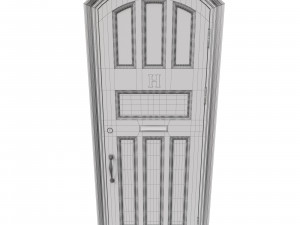 entrance classic door 37 3D Модель