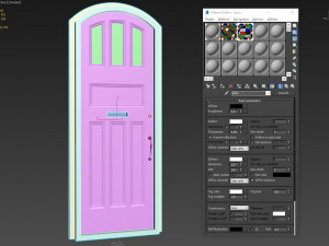 entrance classic door 37 3D Модель