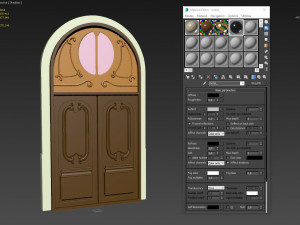 entrance classic door 38 3D Model