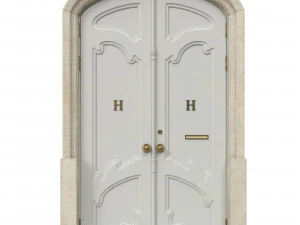 puerta de entrada cl&aacute;sica 39 Modelo 3D