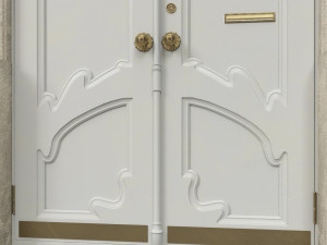 entrance classic door 39 3D 모델