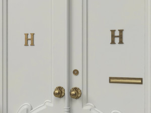 entrance classic door 39 3D 모델