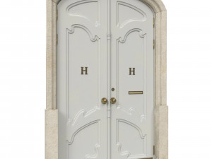 entrance classic door 39 3D 모델
