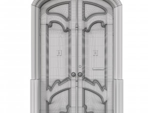 entrance classic door 39 3D 모델