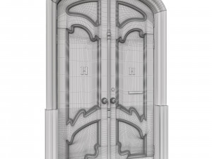 entrance classic door 39 3D 모델