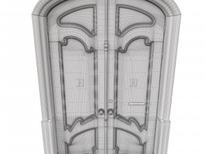 entrance classic door 39 3D 모델
