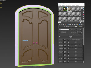 entrance classic door 39 3D 모델