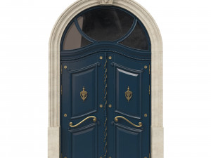 entrance classic door 40 3D-Modell