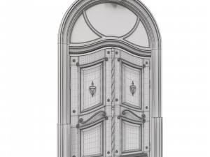 entrance classic door 40 3D Model