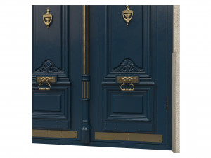 entrance classic door 41 Modelo 3D