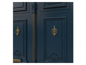 entrance classic door 41 Modelo 3D
