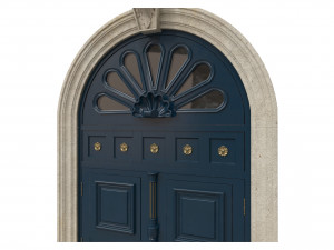 entrance classic door 41 Modelo 3D