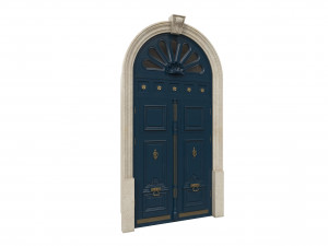 entrance classic door 41 Modelo 3D