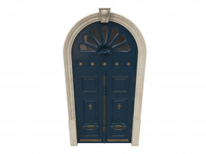 entrance classic door 41 Modelo 3D