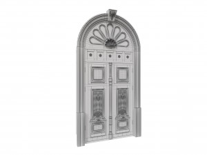 entrance classic door 41 Modelo 3D