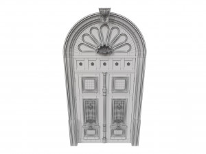 entrance classic door 41 Modelo 3D