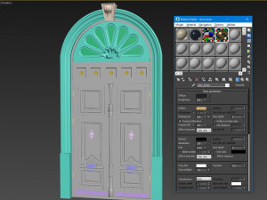 entrance classic door 41 Modelo 3D
