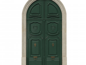 entrance classic door 42 Modelo 3D