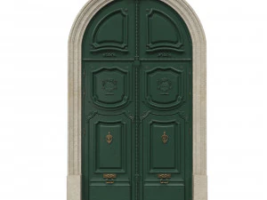 entrance classic door 42 3D Model