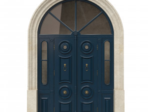 entrance classic door 43 Modelo 3D