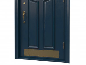entrance classic door 44 3D Model