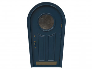 entrance classic door 44 3D Model