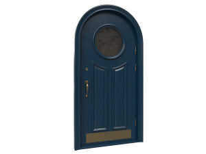 entrance classic door 44 3D Model
