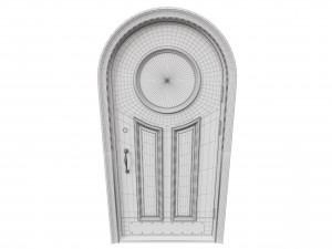 entrance classic door 44 3D Model